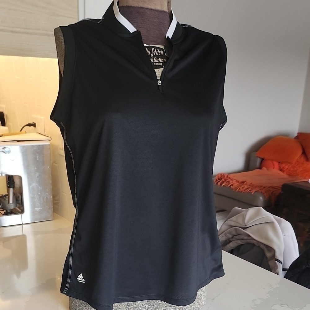 Like New Adidas Black Sleeveless Top